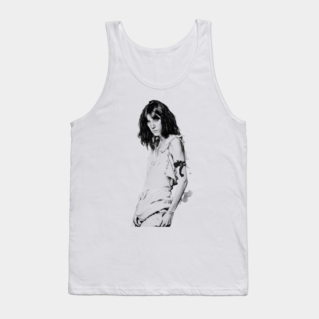 Patti Smith Tank Top by GekNdangSugih